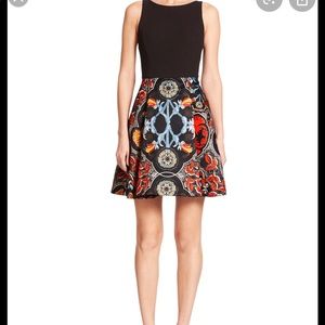 Alice and Olivia Kourtney Baroque Dress